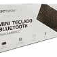 Mini Teclado Tecmaster Bluetooth Negro TM-100506 - Miniatura 1
