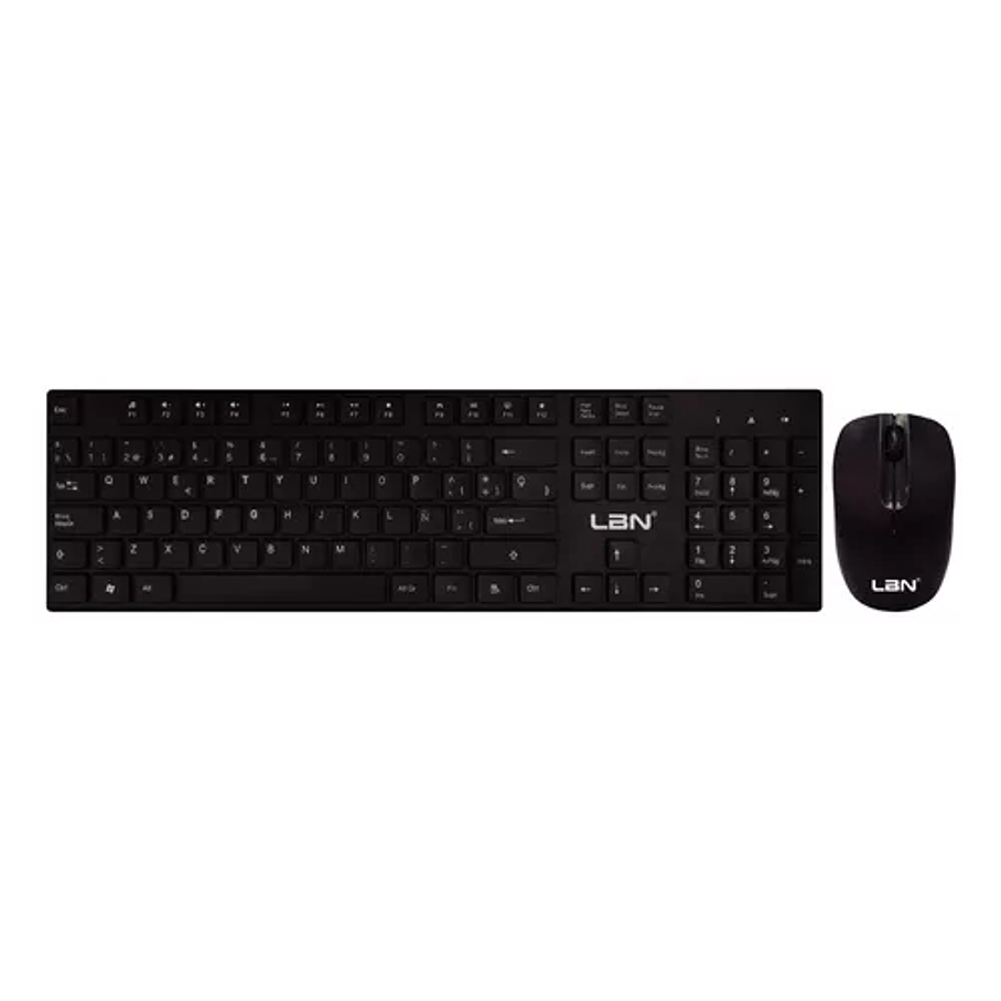Kit Inalambrico Teclado + Mouse Lbn 1