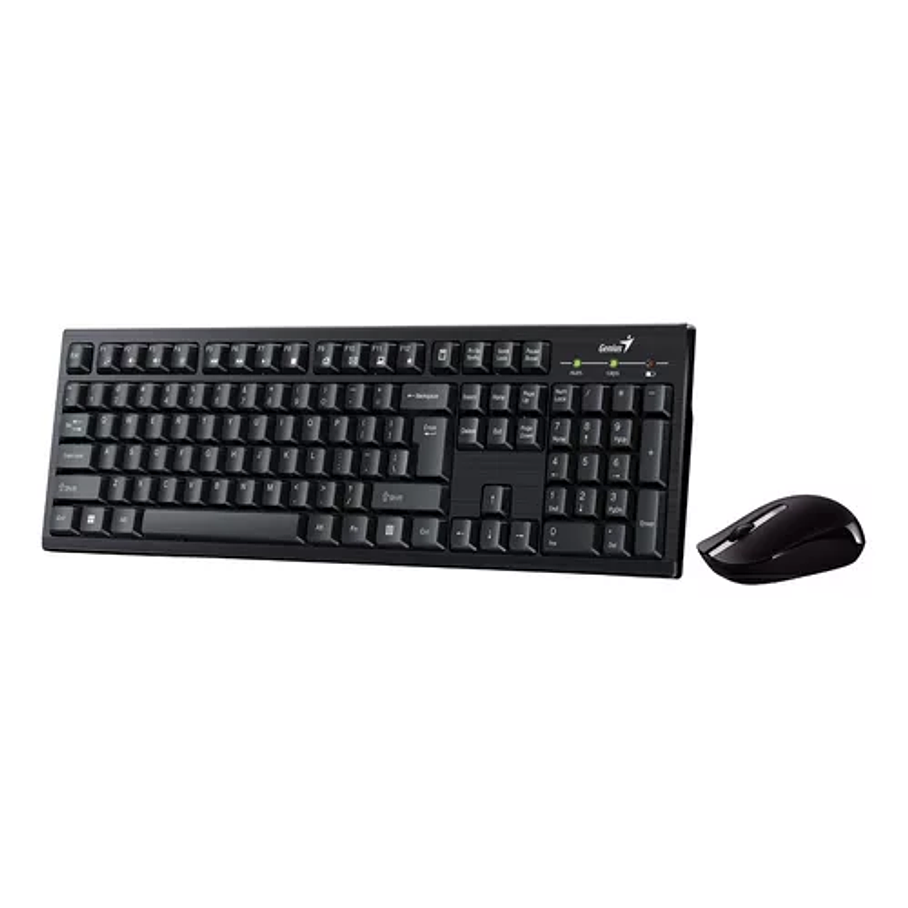 Combo Inalámbrico Teclado Y Mouse Genius Km 8101 Color del teclado Negro 1