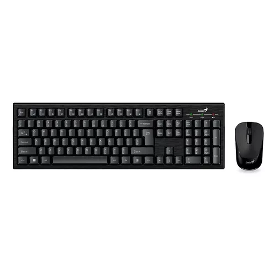 Combo Inalámbrico Teclado Y Mouse Genius Km 8101 Color del teclado Negro 2