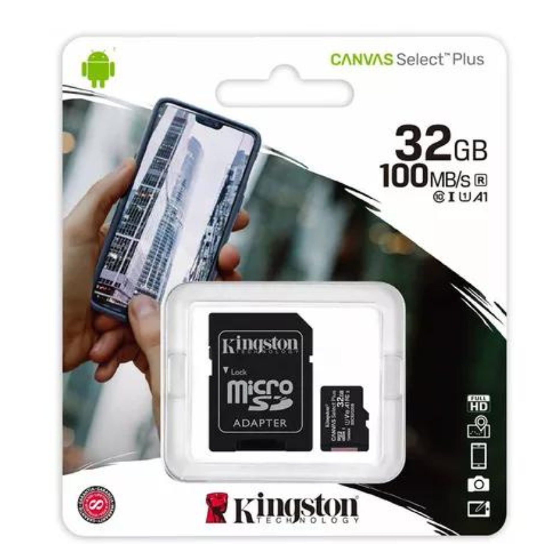 Tarjeta De Memoria Micro Sd32gb Kingston Clase 10 1