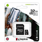 Tarjeta De Memoria Micro Sd32gb Kingston Clase 10 - Miniatura 1