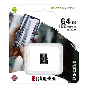 Tarjeta de memoria Kingston SDCS2SP Canvas Select Plus 64GB