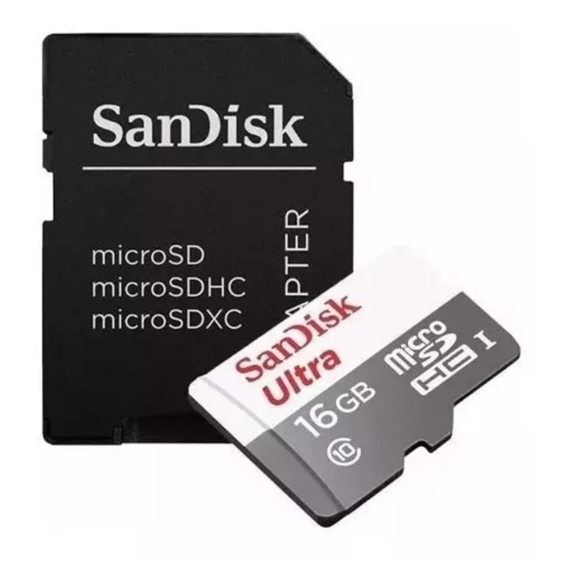 Memoria Micro Sd Sandisk Ultra 16gb + Adaptador 2