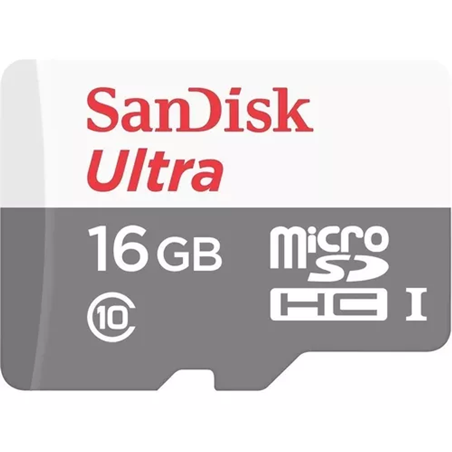 Memoria Micro Sd Sandisk Ultra 16gb + Adaptador 3