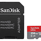 Tarjeta de memoria SanDisk SDSQUAR-256G-GN6MA Ultra con adaptador SD 256GB - Miniatura 2