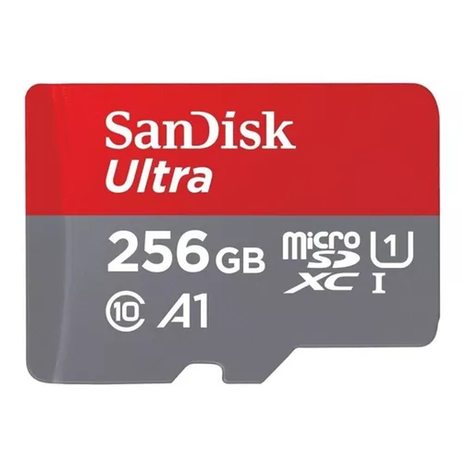 Tarjeta de memoria SanDisk SDSQUAR-256G-GN6MA Ultra con adaptador SD 256GB 4
