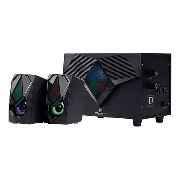 Subwoofer Monster Games Burst 2.1 Color Negro 1