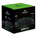 Subwoofer Monster Games Burst 2.1 Color Negro 2