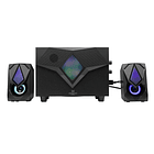 Subwoofer Monster Games Burst 2.1 Color Negro 4