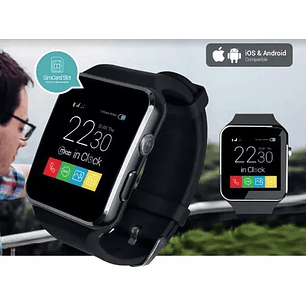 Reloj Smartwatch Mlab In Clock 2 Ipx6 Pasos Cámara