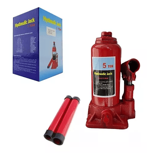 Gata Hidráulica Tipo Botella 5 Toneladas Auto Vehículo Gato
