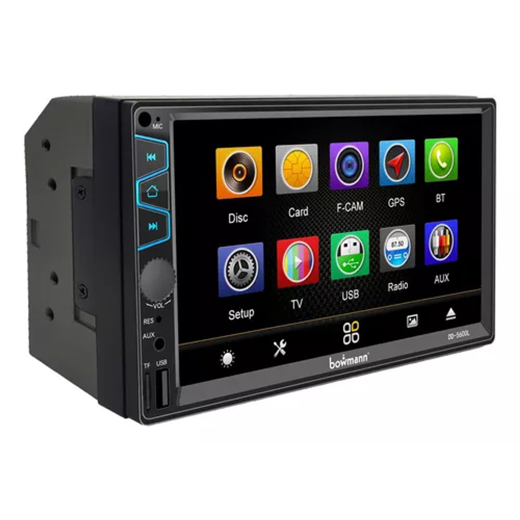Radio Carro Pantalla Tactil 7' Mirrorlink Usb Sd Color Negro 1