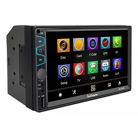 Radio Carro Pantalla Tactil 7' Mirrorlink Usb Sd Color Negro