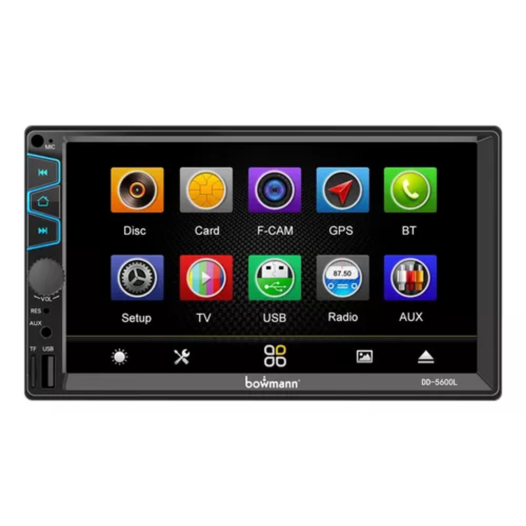 Radio Carro Pantalla Tactil 7' Mirrorlink Usb Sd Color Negro 2