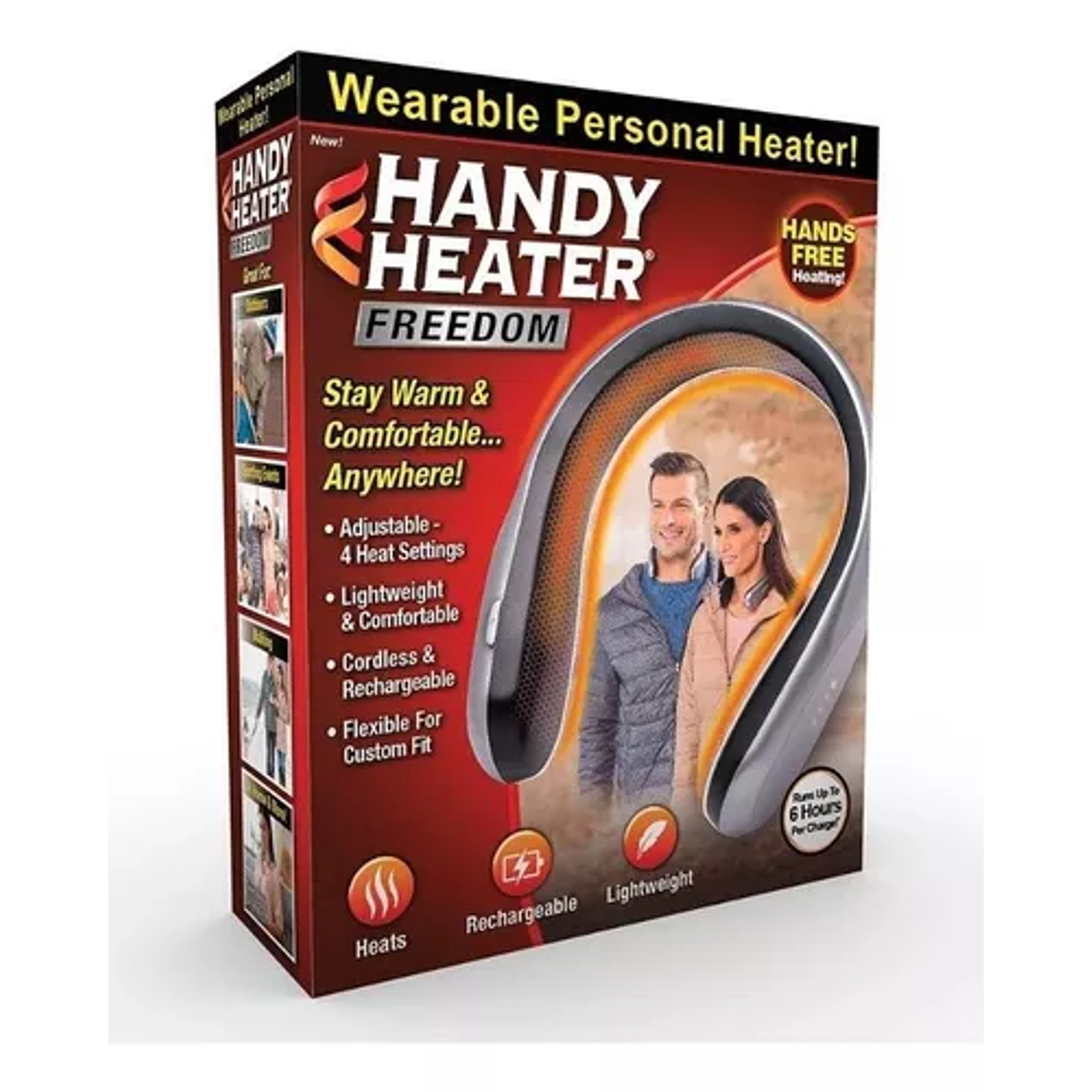 Calentador Cuello Inalámbrico 4 Niveles Calor Recargable Usb 1