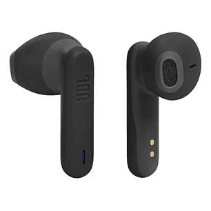 Auriculares Inalámbricos Jbl Wave Flex Bluetooth Tws Color Negro