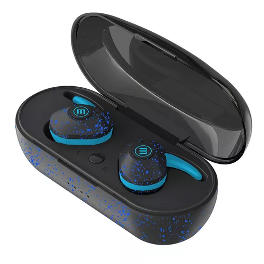 Audifonos Bluetooth Maxell Miniduo True Wireless Color Azul 2