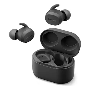 Audífono Bluetooth Philips Tat3216 Color Negro Luz Blanco