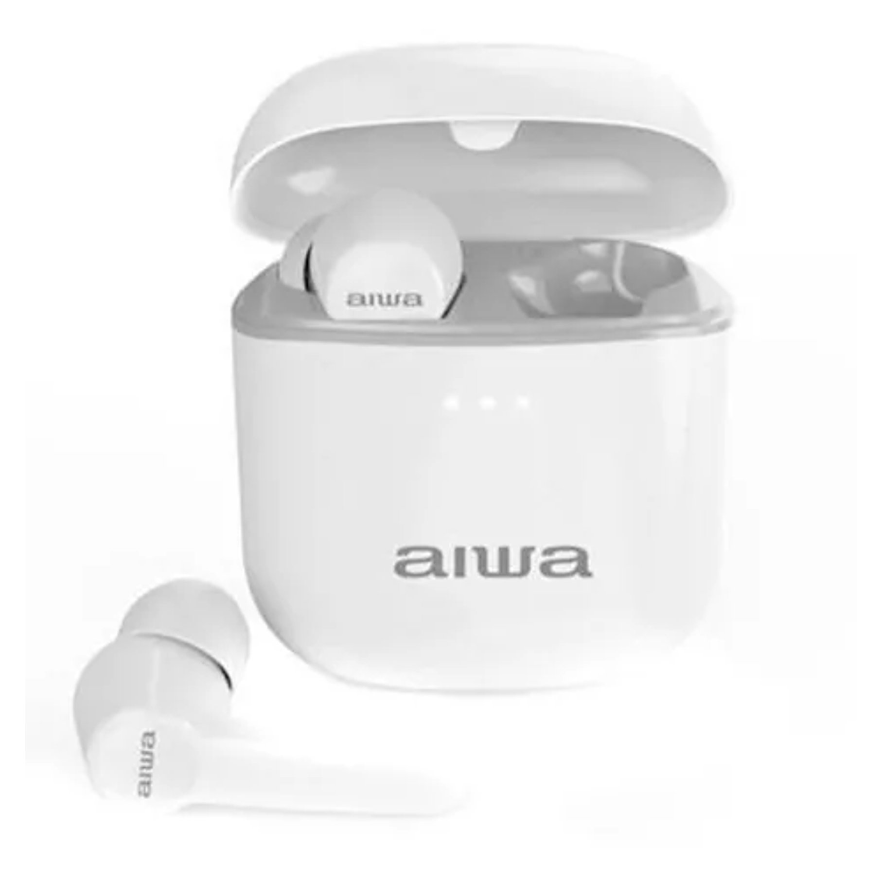 Audífonos Bluetooth Aiwa Tws Aw-8 Color Blanco 1