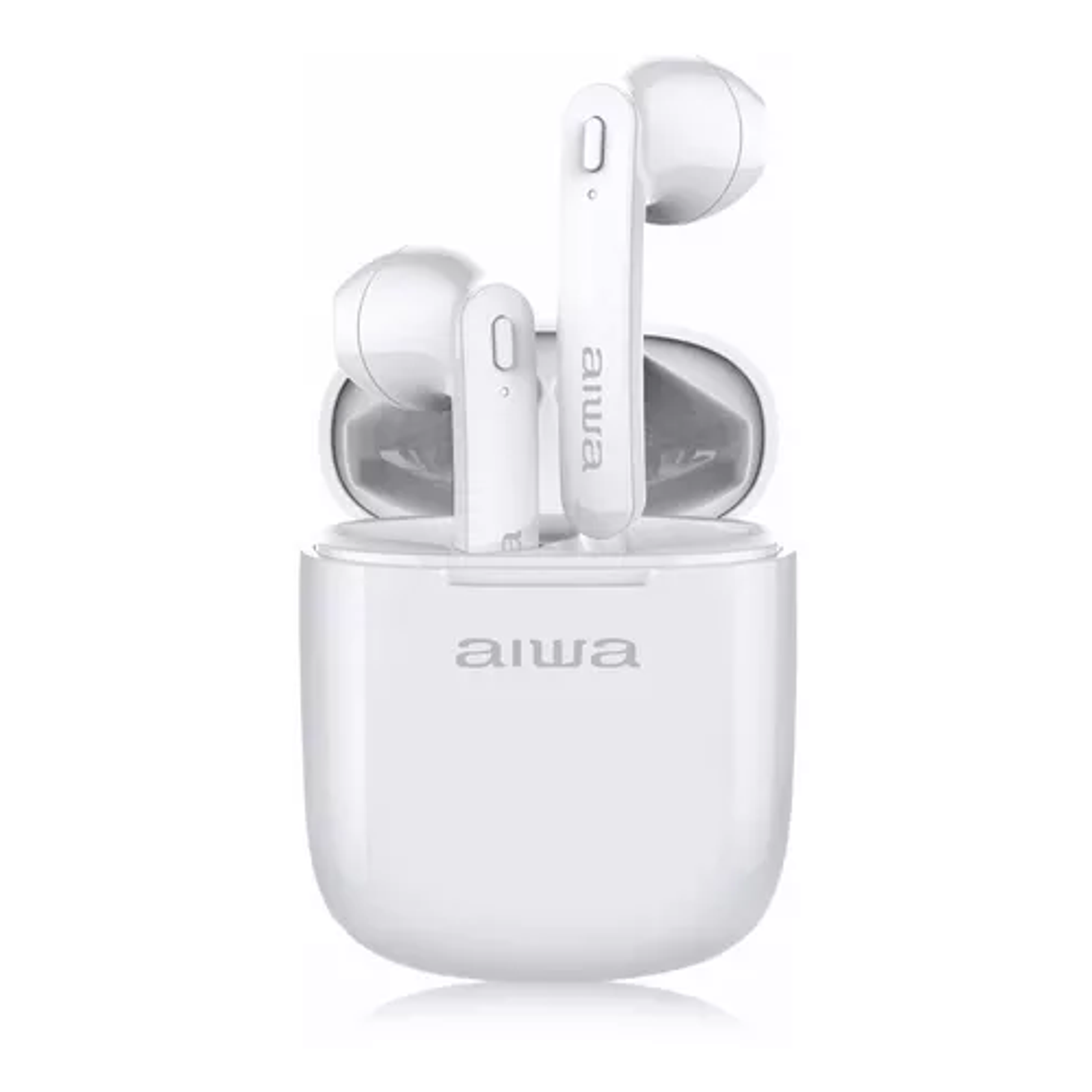 Audífonos Aiwa Inalámbricos Tipo Tws Bluetooth Aw-9tws Color Blanco 3