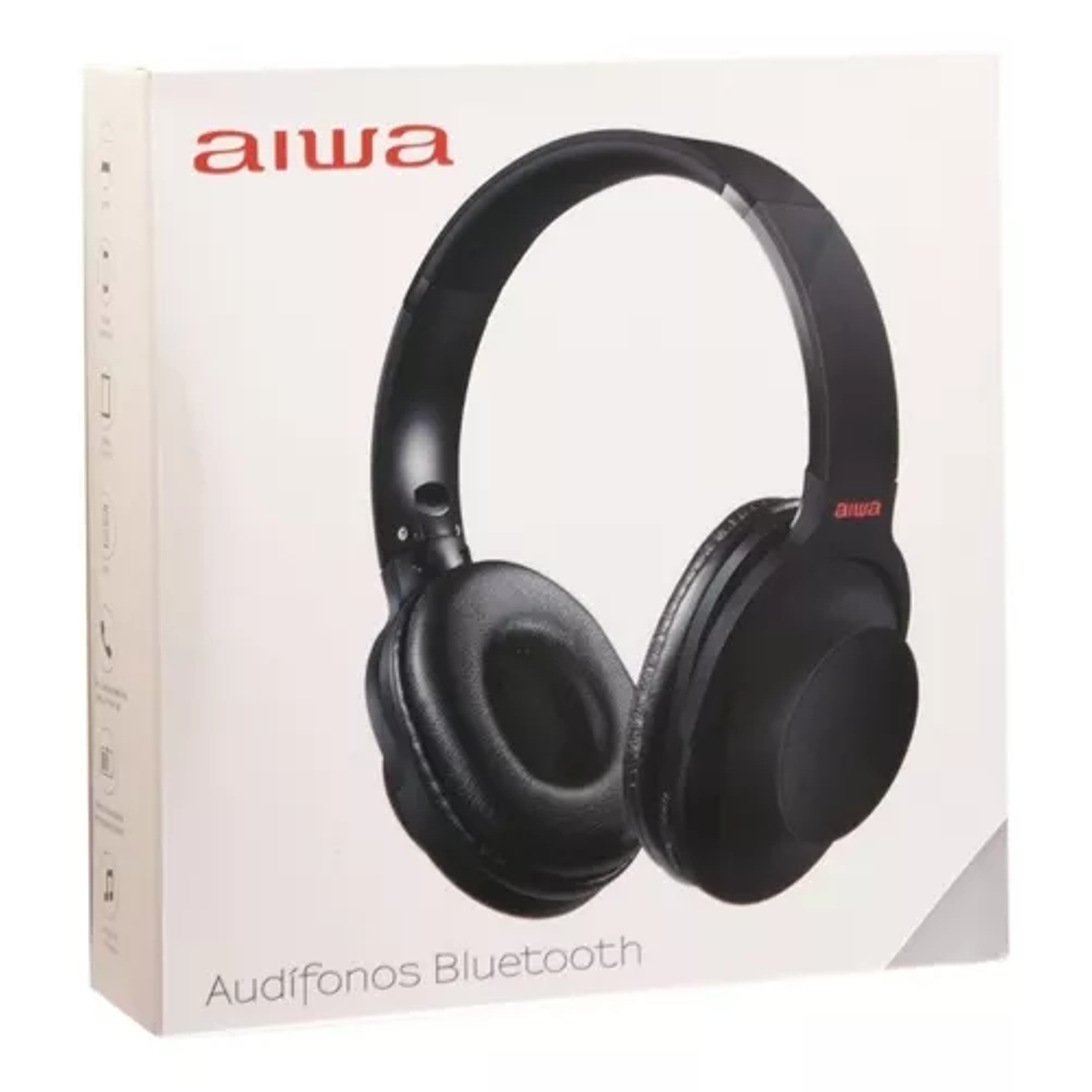 Audífonos Aiwa On-ear Plegables Incluye Micrófono Bt-207 Vc Color Negro 5
