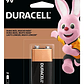 Baterías alcalinas Duracell Coppertop blíster X 1uni 9v - Miniatura 1