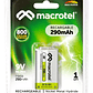 Bateria Recargable 9v 290 Mah Macrotel / - Miniatura 1