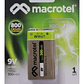 Bateria Recargable 9v 290 Mah Macrotel / - Miniatura 2