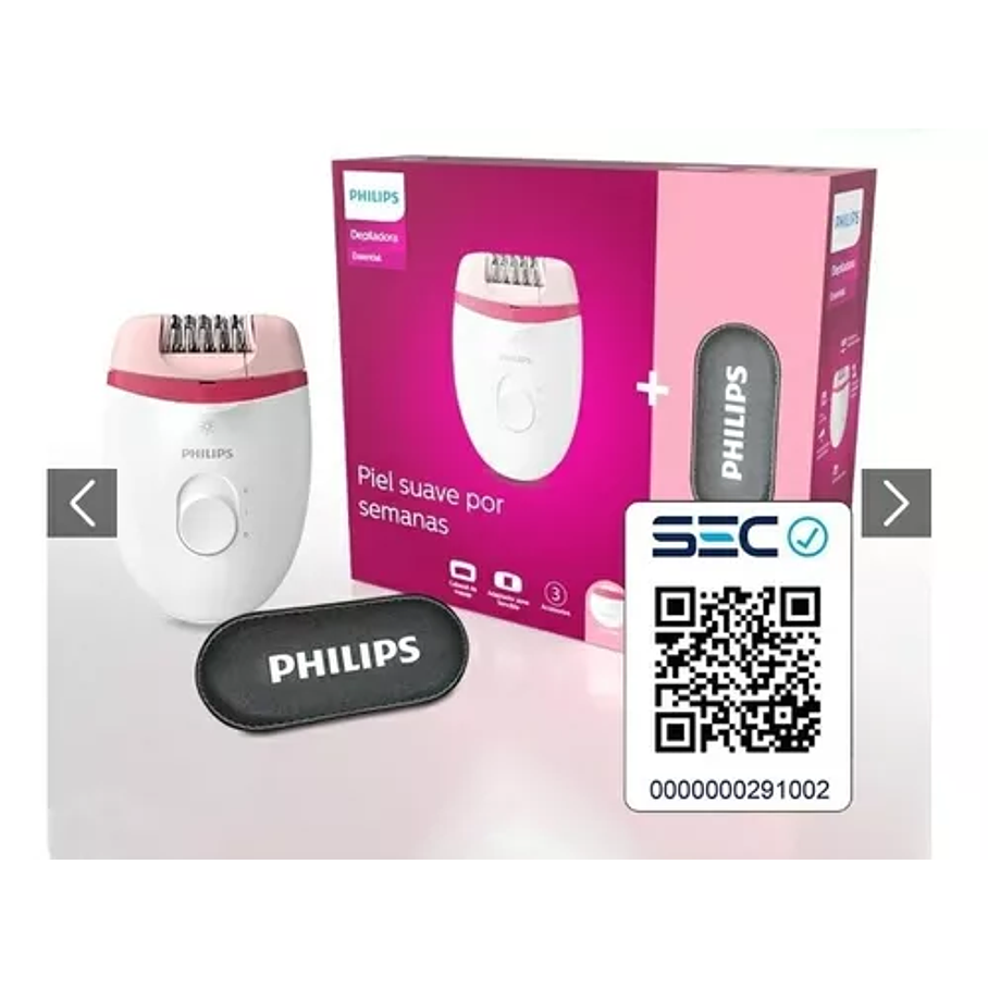 Depiladora Philips Bre255 Uso Con Cable + Accesorios Color Blanco 3