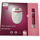 Depiladora Philips Bre255 Uso Con Cable + Accesorios Color Blanco - Miniatura 2