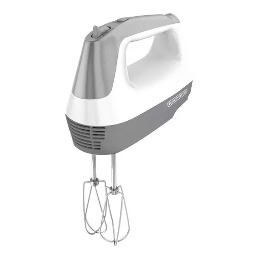 Batidora de mano Black+Decker MX1500 gris y blanca 50 Hz 120 V 2