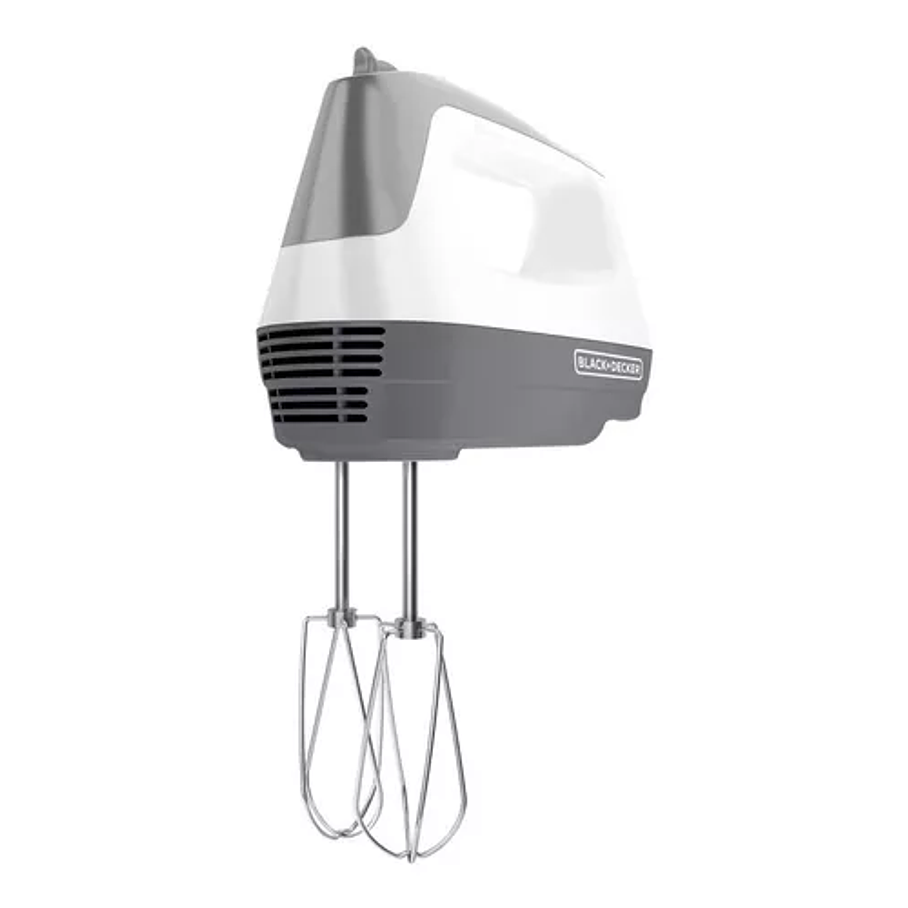 Batidora de mano Black+Decker MX1500 gris y blanca 50 Hz 120 V 1