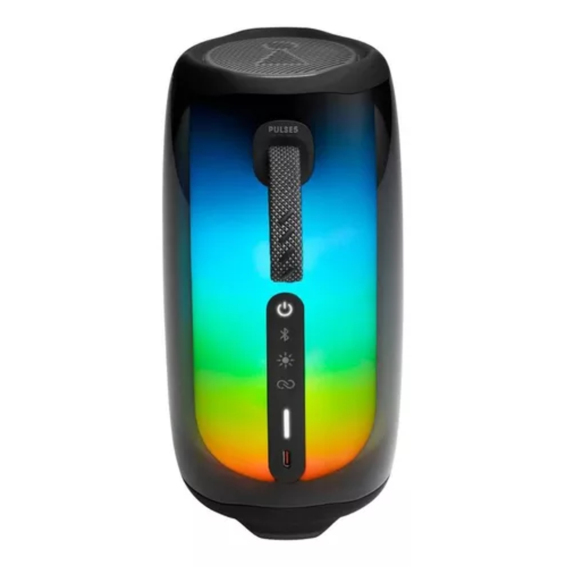 Parlante JBL Pulse 5 portátil con bluetooth waterproof negra 110V/220V 2