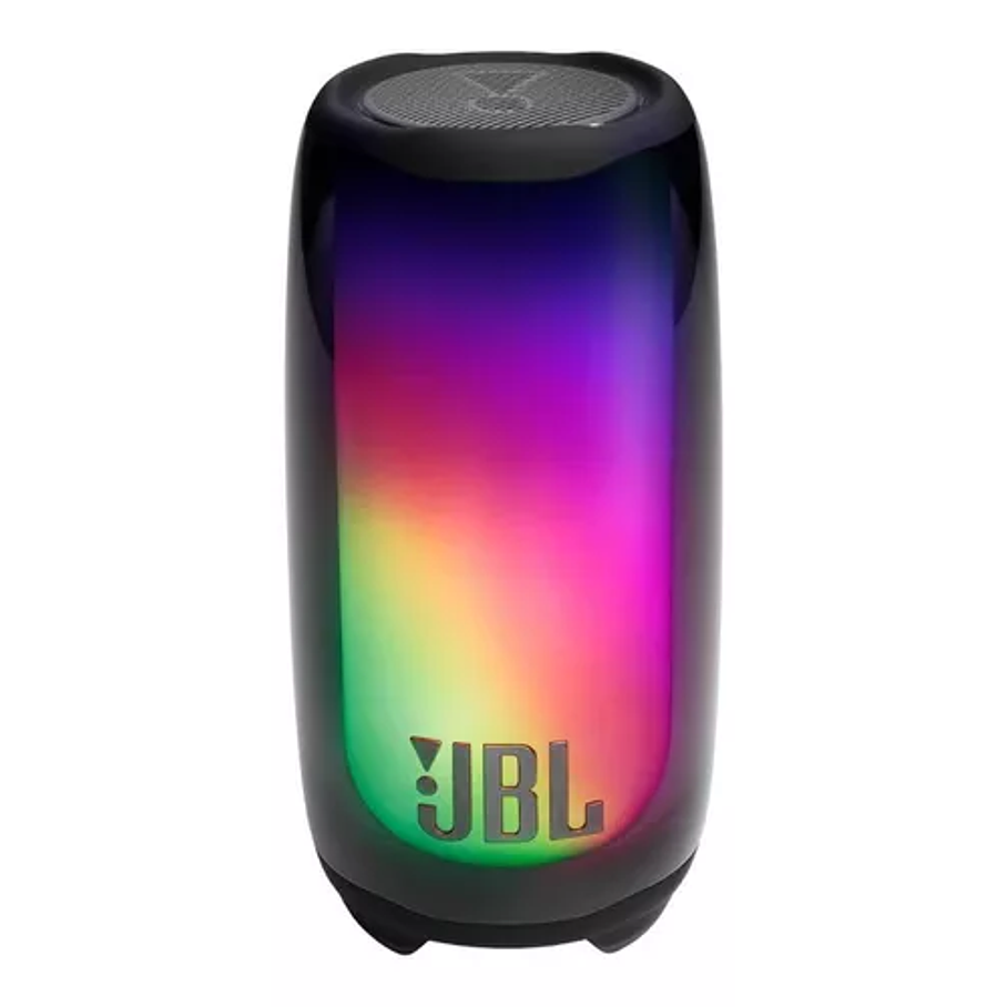 Parlante JBL Pulse 5 portátil con bluetooth waterproof negra 110V/220V 4