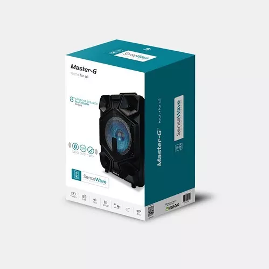 Parlante Karaoke Master G 8 | Spbt8b | Portátil Bluetooth 5