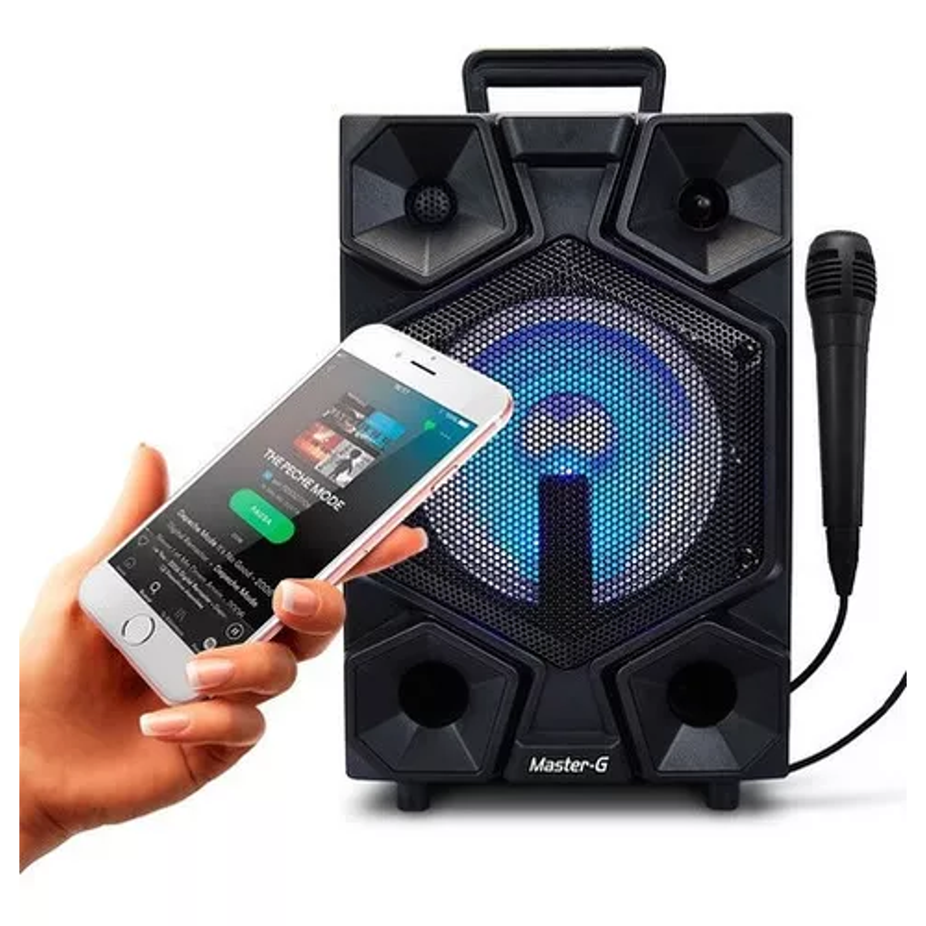 Parlante Karaoke Master G 8 | Spbt8b | Portátil Bluetooth 1