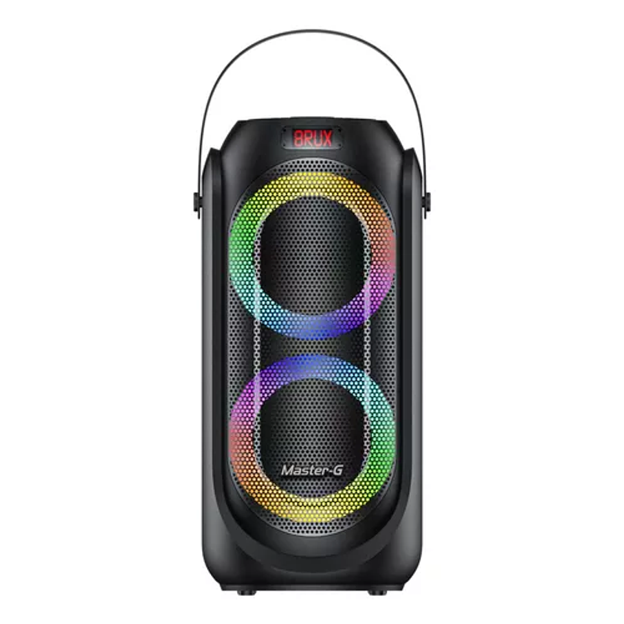 Parlante Karaoke Bluetooth 6,5 X2 Mgevo Color Negro 3