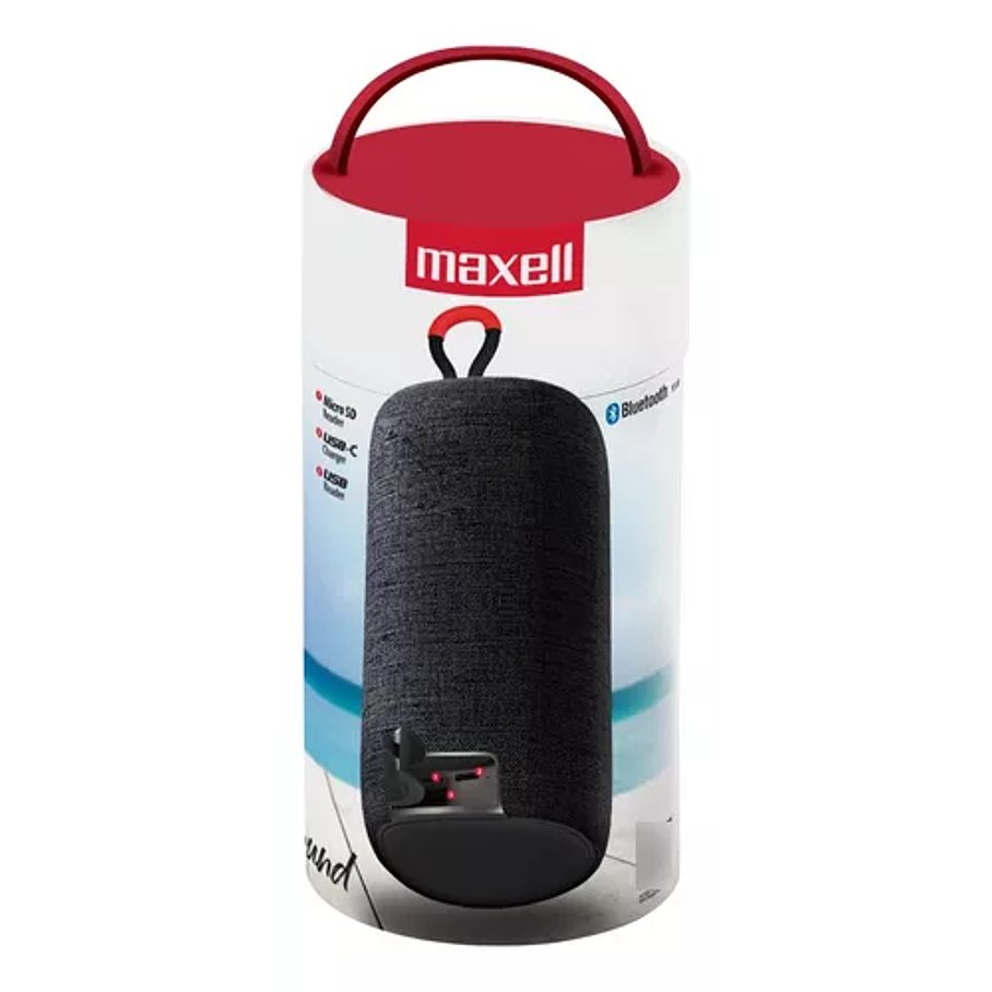Parlante Bluetooth Maxell Distrikt Tws 7 Horas Azul 2
