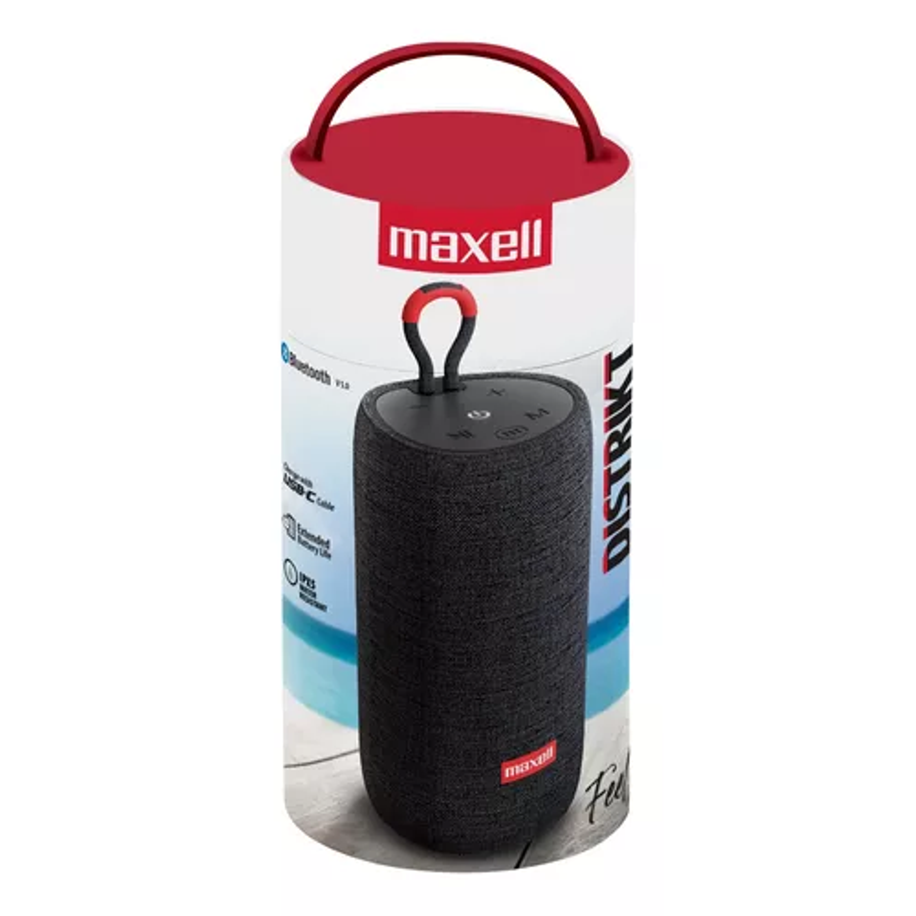 Parlante Bluetooth Maxell Distrikt Tws 7 Horas Azul 3