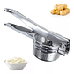 Prensador Aplastador Patatas Frutas Verduras Manual De Acero  - Miniatura 5