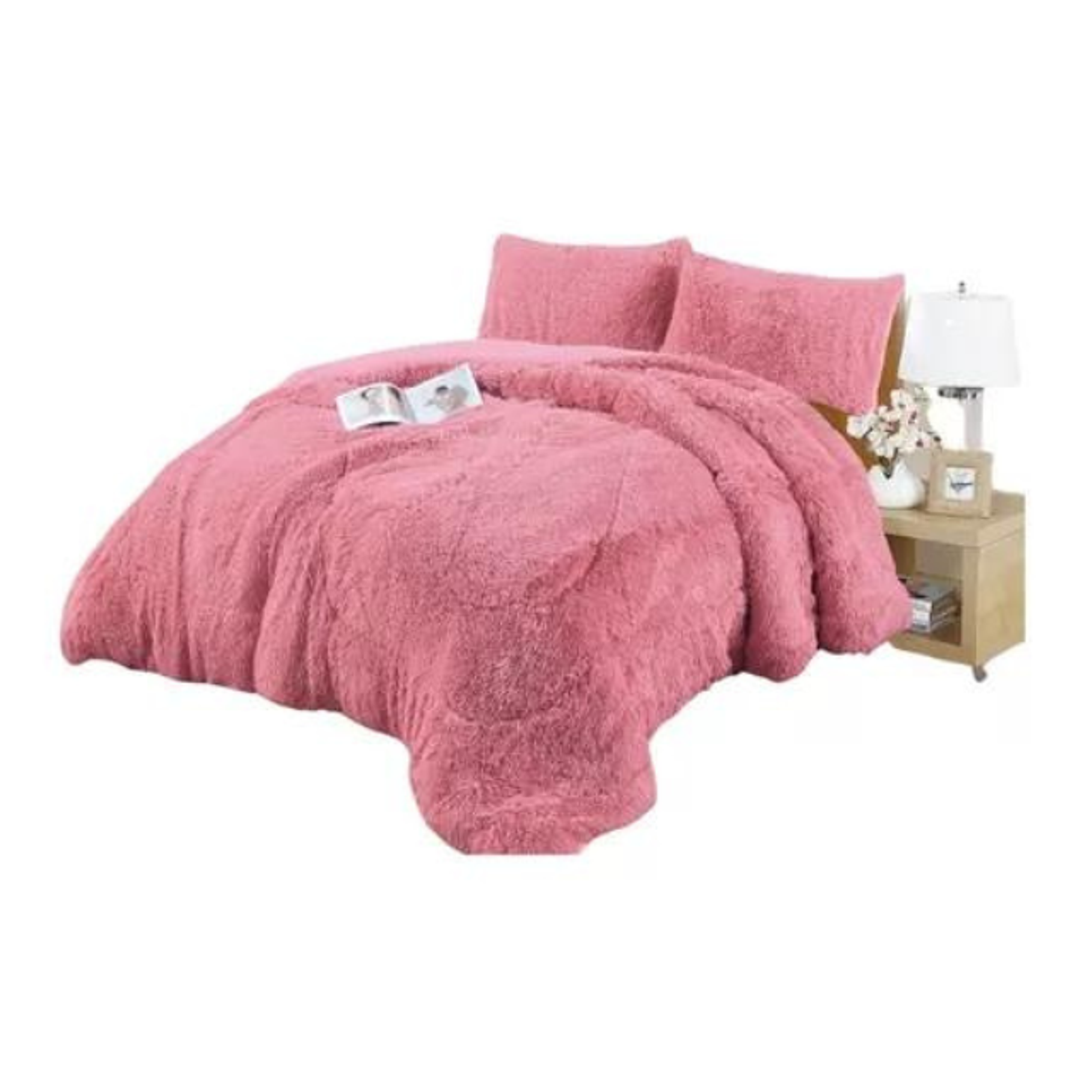 Cobertor Plumón Invierno Chiporro Liso Peludo Cama 2 Plazas 5