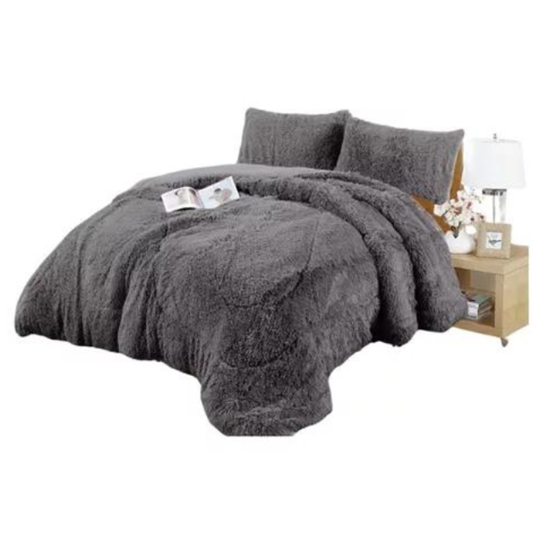 Cobertor Plumón Invierno Chiporro Liso Peludo Cama 2 Plazas 6