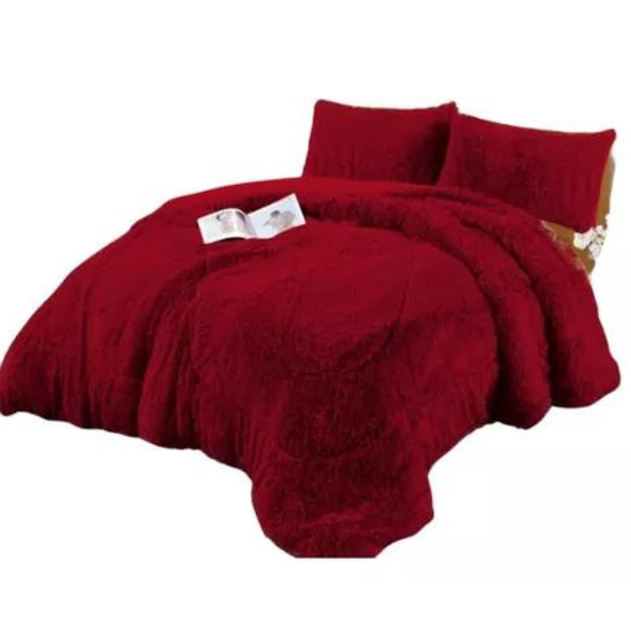 Cobertor Plumón Invierno Chiporro Liso Peludo Cama 2 Plazas 8