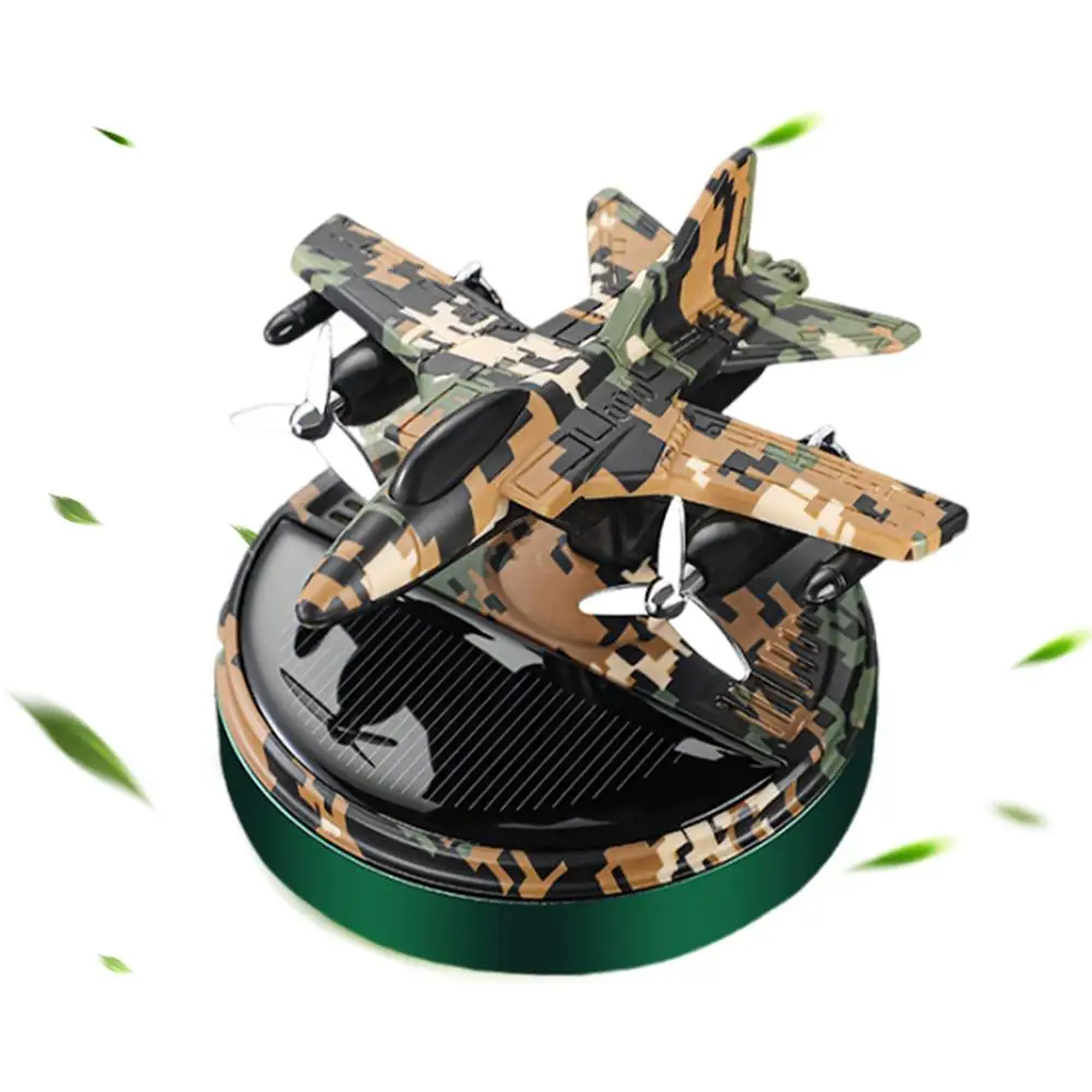 Aromatizador Para Auto con Carga Solar Avion  1