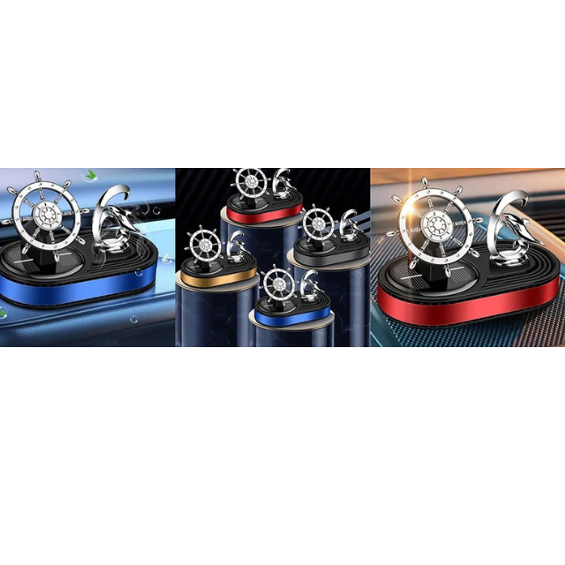 Aromatizador de Auto Ancla Timon Carga Solar 3