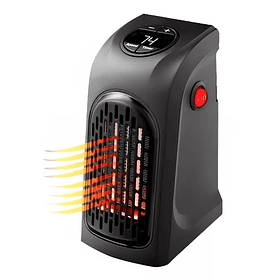 Mini Calentador Calefactor Personal Portátil 400w 110v Color Negro