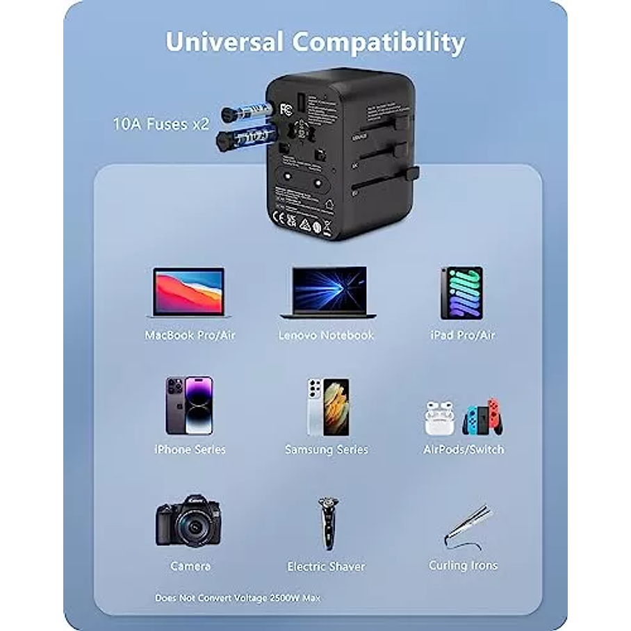 Enchufe universal  Vidvie Premiun 3