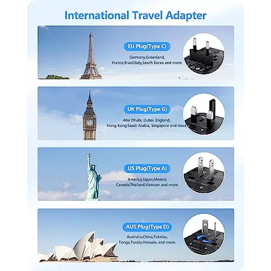 Enchufe universal  Vidvie Premiun 4