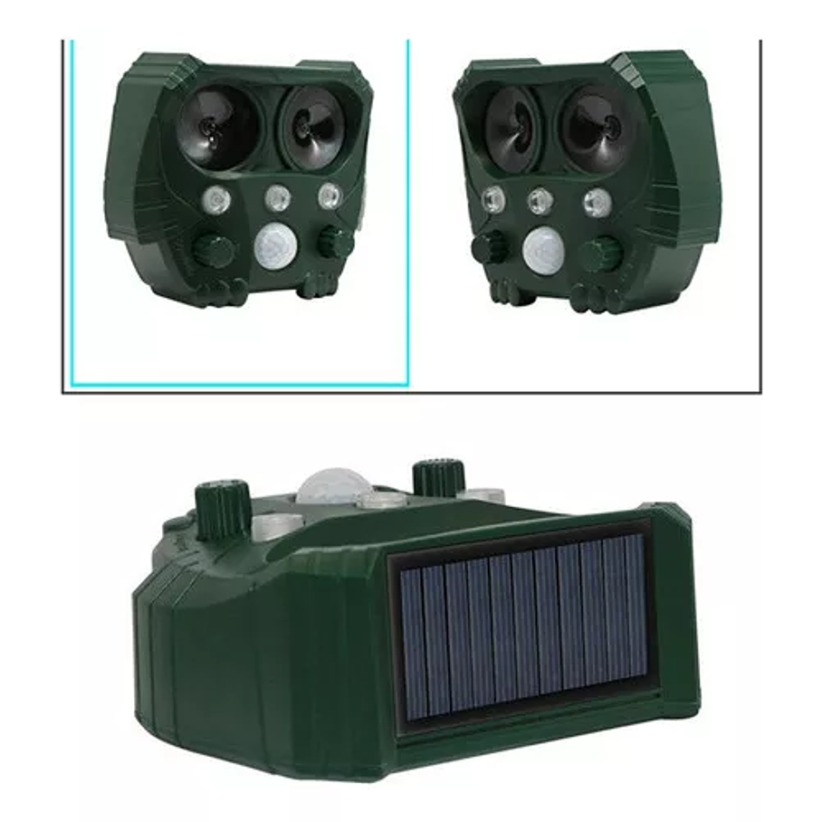 Disuasorio Ultrasónico Espanta Gatos Con Sensor 12m 2